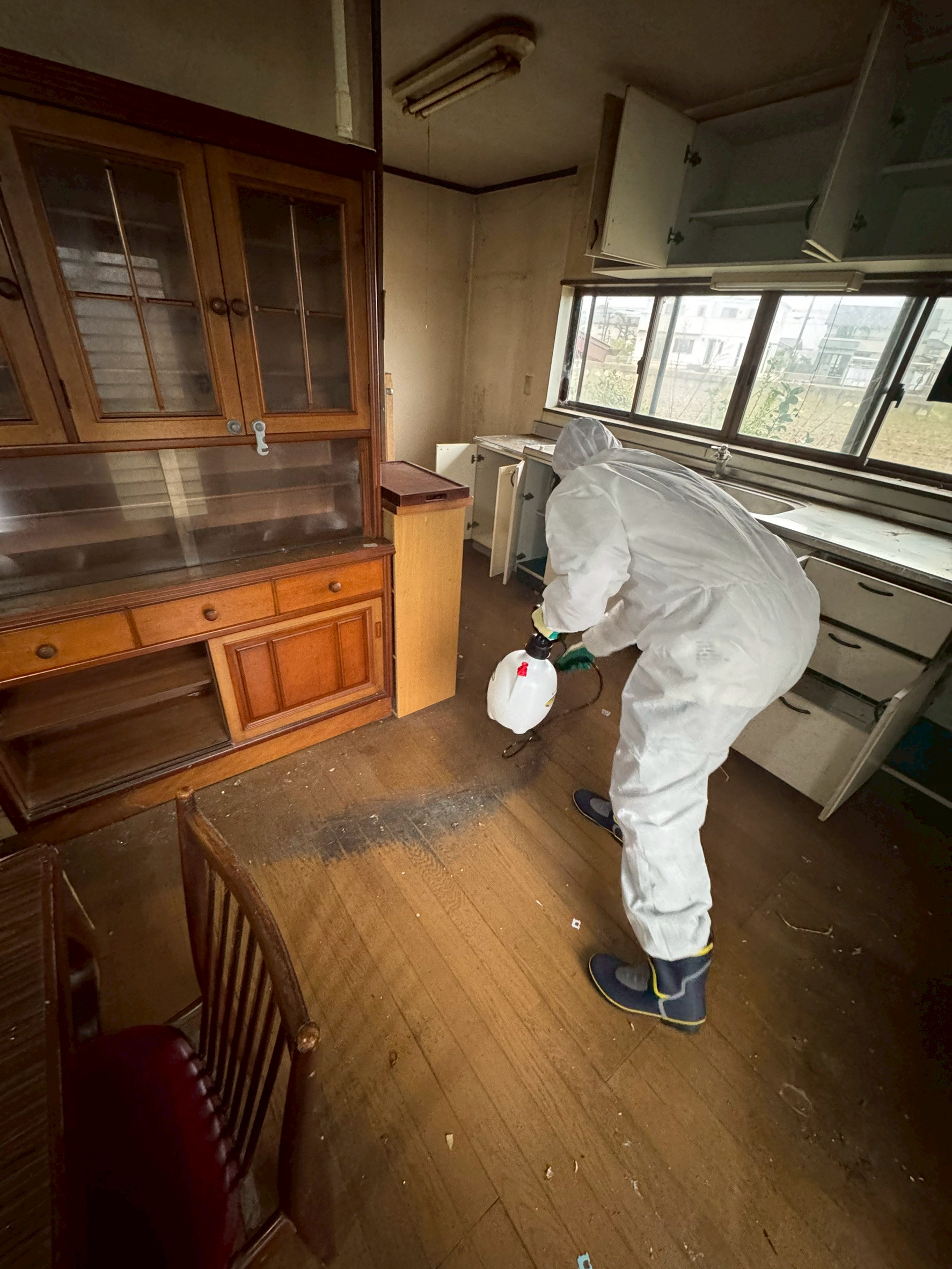 愛知県名古屋市:K.Aさんでの作業風景